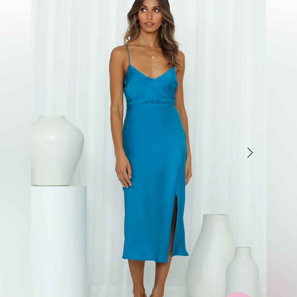 Hello Molly Sweet Pot The Label Blue Dress